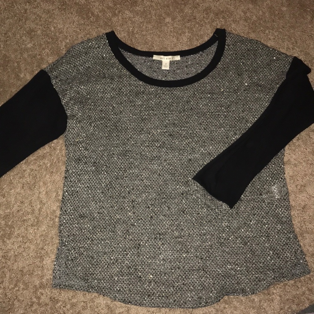 Sparkly knit sweater